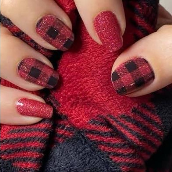 RETIRED Color Street Plaid about You Clear Overlay - Picture 9 of 11